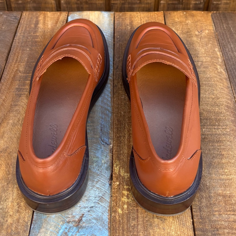 Madewell Tan Leather Loafers - Picture 8 of 15